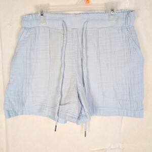 Gap baby blue cotton gauze shorts Size XS Casual Coastal Beachy Retro Pastel